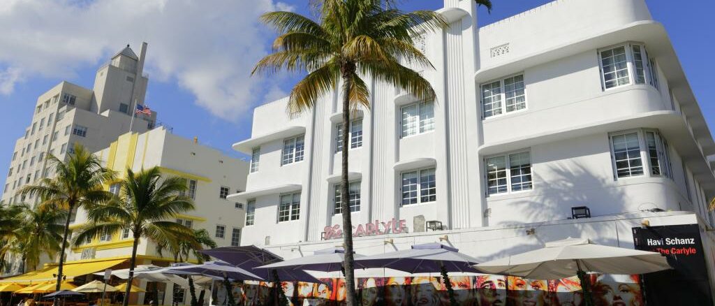 Art Deco Historic District in Miami Beach