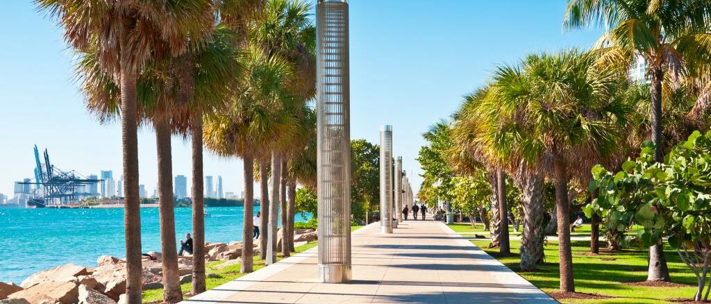 Der South Pointe Park in Miami Beach